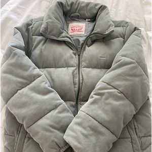 Levi mint color jacket